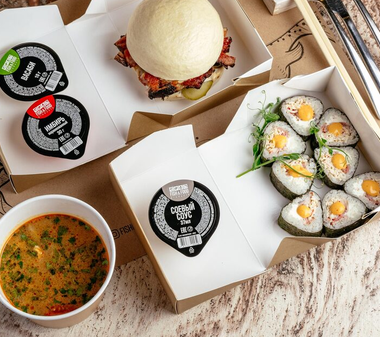 Contoh Stiker Makanan Buatan Rumah